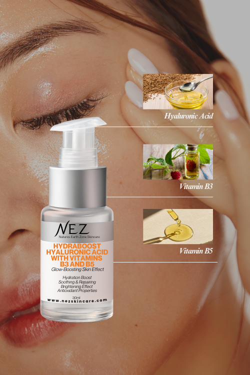 HydraBoost Hyaluronic Acid with Vitamins  B3 and B5