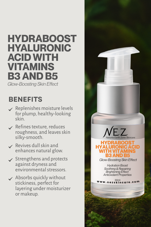 HydraBoost Hyaluronic Acid with Vitamins  B3 and B5