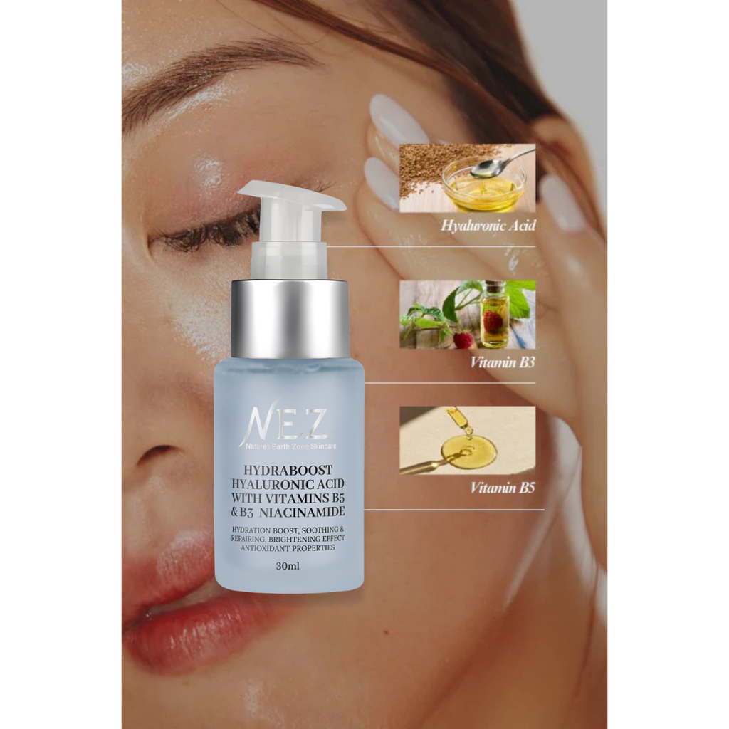 HydraBoost Hyaluronic Acid with Vitamins  B3 and B5