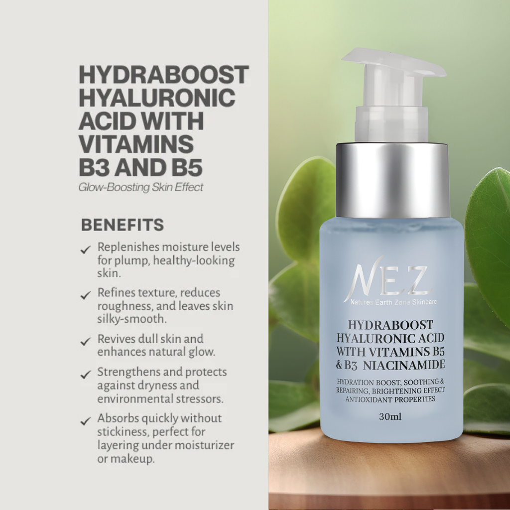 HydraBoost Hyaluronic Acid with Vitamins  B3 and B5